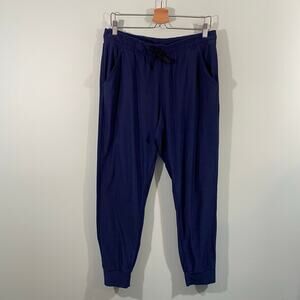 PINK Victoria's Secret Women Navy Athletic Pull On Jogger Size L